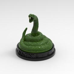 1.58.png Nagini from Harry Potter - 3D Model File STL 3D print model