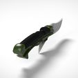 016.jpg New green Goblin knife 3D printed model