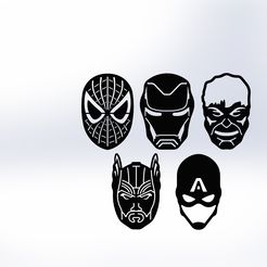 HEPSİ.jpg Archivo STL MARVEL 3・Diseño para descargar y imprimir en 3D