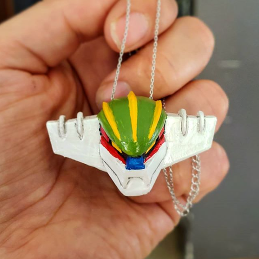 Colgante cabeza de jeeg