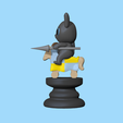 Cat-Chess-Knight4.png Cat Chess Piece - Knight