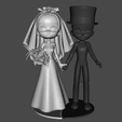 Marriage2-1.png Bride and Groom Cake Top 2