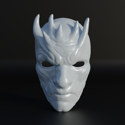 11.png STL file Night King Face Mask - Cosplay Mask 3D print model・3D print object to download
