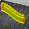rising_track.png Free STL file Wooden Rising Track 144mm (Brio / Ikea ...)・3D print design to download, Locorico