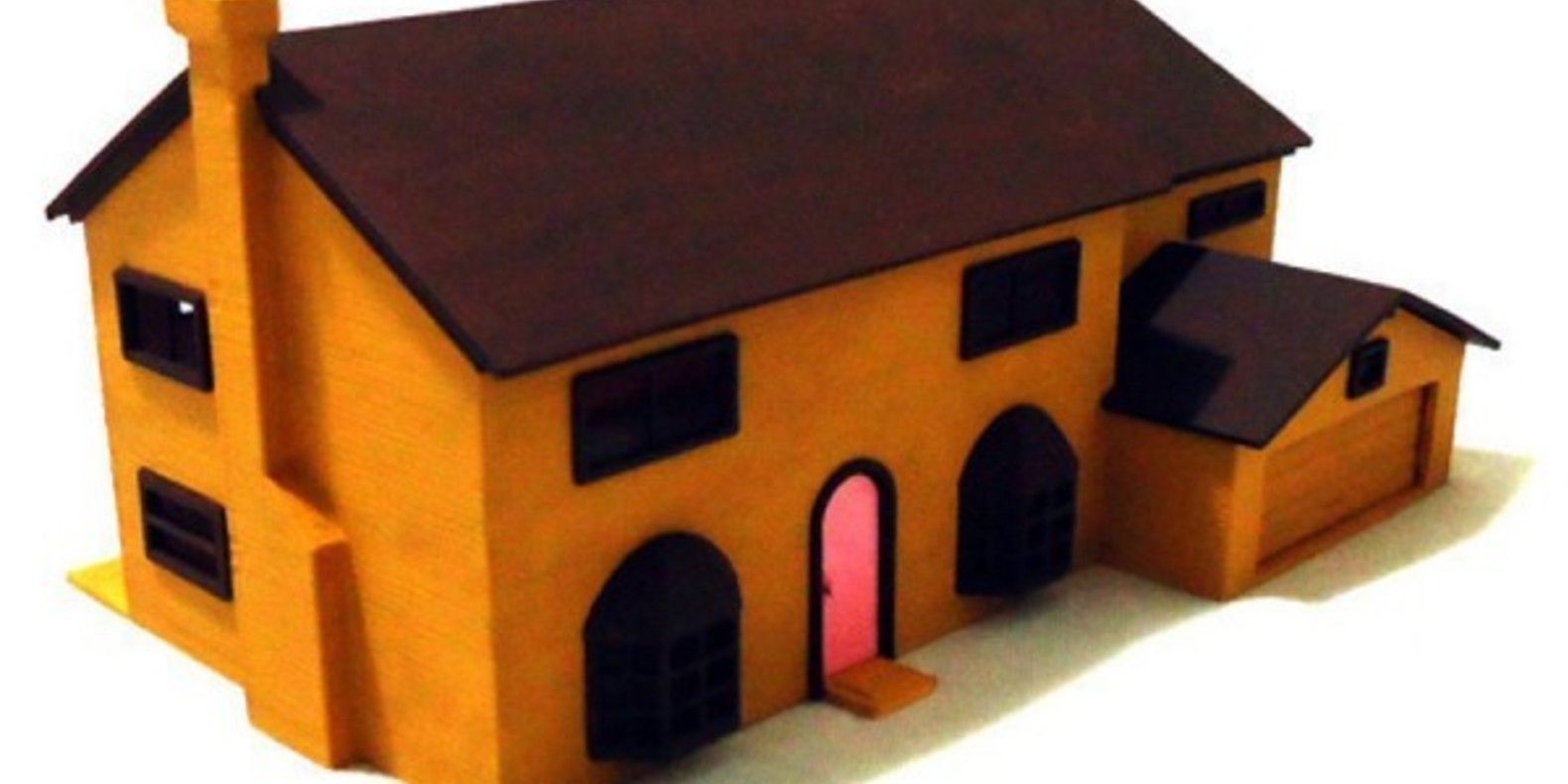 3D Printed Simpson House Cults 2 maison des Simpson