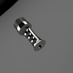 Untitled1.png STL file MB02 Well Flash hider Soft air sniper・3D print model to download