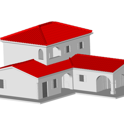 1.png OBJ file apartment - house - villa - village・3D printer model to download