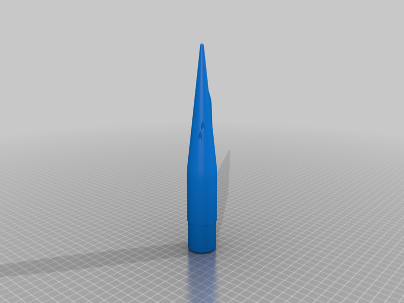 Estes_Interceptor_Nose_Cone_BT-55_Solid.png Free STL file Estes Interceptor Nose Cone BT-55 (P/N 062074)・3D printer model to download, JackHydrazine