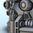 42.png Futuristic cyborg dice mug (6) - Holder Beer Can Storage Container Tower Soda Box DnD RPG Boardgame 33cl 25cl 12oz 16oz 50cl Beverage W40k 40 000 SciFi Futuristic