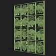 Floral-Bison-Bundle0004.jpg Floral Bison Bundle | 16 Decorative STL + SVG Designs