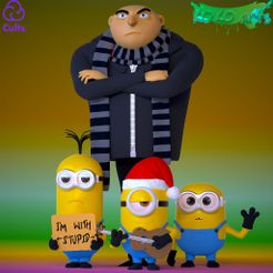 tbrender_003-Recovered-Recovered-Recovered-Recovered-Recovered-Recovered-Recovered-Recovered-Recover.jpg STL file minions pack・Model to download and 3D print