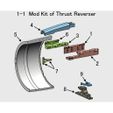 11-TR-Mod-Kit101.jpg Thrust Reverser with Turbofan Engine Nacelle, Modification Kit