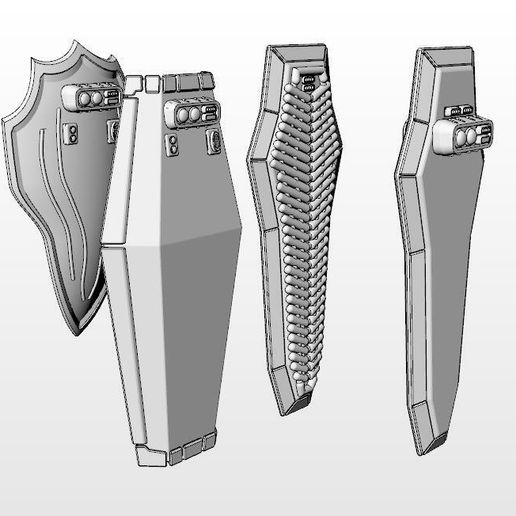 🛡️ Project Cervantes-Caballero Close Combat Mech・ 3D File for 3D ...