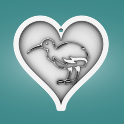 изображение_2022-05-15_125645385.png Archivo STL Colgante de llave, corazón, kiwi, pájaro・Diseño imprimible en 3D para descargar