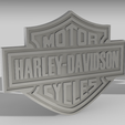 HARLEY2.png Harley Davidson logo 3D print model