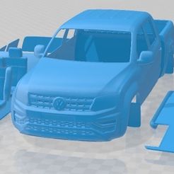 Volkswagen-Amarok-Highline-Double-Cab-2020-Cristales-Separados-1.jpg Fichier 3D Volkswagen Amarok Highline Double Cab 2020 Imprimable Car・Design imprimable en 3D à télécharger