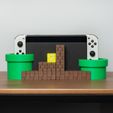 MarioWorld-V2-Photo-5.jpg Mario Stand for Nintendo Switch - Print in place