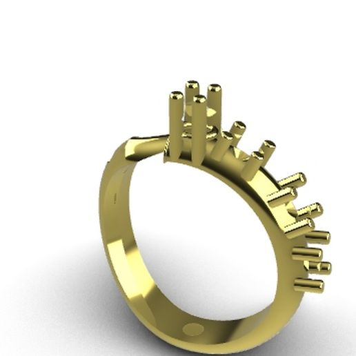 Ninetails ring Designed by Michael Carroll 3D model