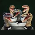 Todos4.jpg STL file DINOSAURS Velociraptor・3D print design to download