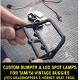 COVER.jpg Custom Bumper & LED Spot Lamps for Tamiya Vintage Buggies