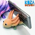 AXOLOTL-16.jpg Axie, the Koza articulated Axolotl toy and phone holder