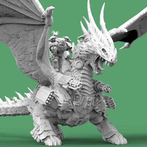 Dragon Knight - Battle Armed 3D model