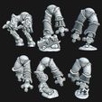 Mix.jpg Файл STL Chaotic Velociraptor Legs・Модель для загрузки и 3D печати