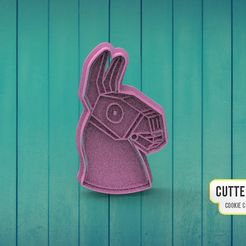 | CUTTERDESIGN 7 COOKIE CUTTER MAKER Fichier STL Flamme Fortnite Alpaga Fortnite Coupeur de biscuits M1・Plan imprimable en 3D à télécharger