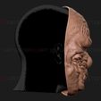 11.jpg Zombie Bloody Clown Mask - Scary Halloween Cosplay 3D print model