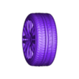 rimTyre_combined.stl AUDI TTS COUPE 2015 PRINTABLE CAR IN SEPARATE PARTS