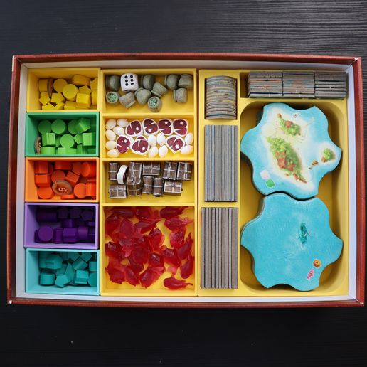 Vanuatu board game inserts organizer