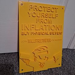 WallStreetSilver-3D-Reddit-Poster.jpg STL-Datei REDDIT WALLSTREETSILVER 3D POSTER WALL PLAQUE FOR BULLION SILVER SQUEEZE・Modell für 3D-Drucker zum Herunterladen