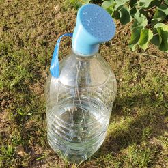20220628_194556.jpg STL file WATERING CAN NOZZLE FOR 5L BOTTLE AND PORTABLE SHOWER・3D printable design to download
