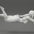Girl-0009.jpg Beach Volleyball Girl in Bikini Returns a Ball in a Jump 3D Print Model