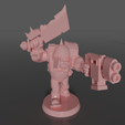 0403.png Ork soldiers with melee weapons and pistols set#4