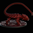 Agascorpion-highpoly-3.png Agascorpion hell monster statue fantasy agama / Scorpio POSE 2