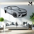 camaro-ss-2016-angle.png Wall Silhouette: Chevrolet Set