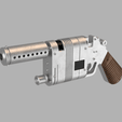 PRINTED REY's blaster pistol NN-14 , STAR WARS