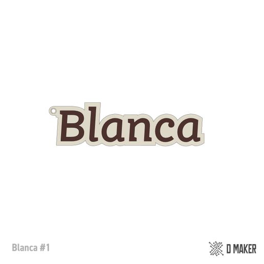 White Keyring 3D model