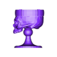 tarro calavera.obj Skull Mug/Cup LowPoly (LowPoly 7)