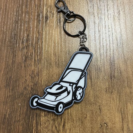 lawn mower keychain