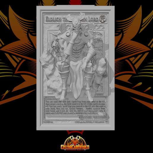 yugioh eldlich cards RC04-AE020 Eldlich the Golden Lord (SER) main image 1
