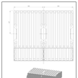 SOFS1-Diamond-Distance.png Stackable Modular Snap-Together Storage Containers