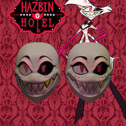 Angel-Mask-Product-Page.png Hazbin Hotel Angel Dust Solid/Articulated Cosplay Mask