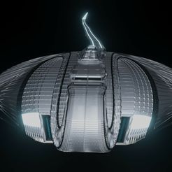 3dp-04.jpg STL-Datei Sci-Fi-Hufeisenkrabbe・3D-druckbares Modell zum Herunterladen