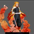 4.jpg 3D file RENGOKU KIMETSU NO YAIBA ANIME STATUE CHARACTER・3D printer design to download