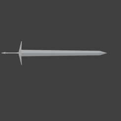 4.png Simple Minimalist Low Poly Long Sword
