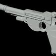 D004-FOTO-05.jpg Mandalorian IB-94 blaster pistol with stand (D004)