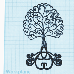 Tree-of-Life-Trinity-symbol.png Télécharger fichier STL L'arbre de vie - Arbre sacré et symbole spirituel de la Trinité • Plan pour impression 3D, Allexxe