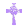 CRUZ-v4-topo-white.stl Jesus Christ light box on cross